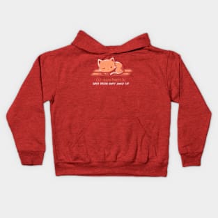 Not a Regular Domestic Cat Red Kids Hoodie